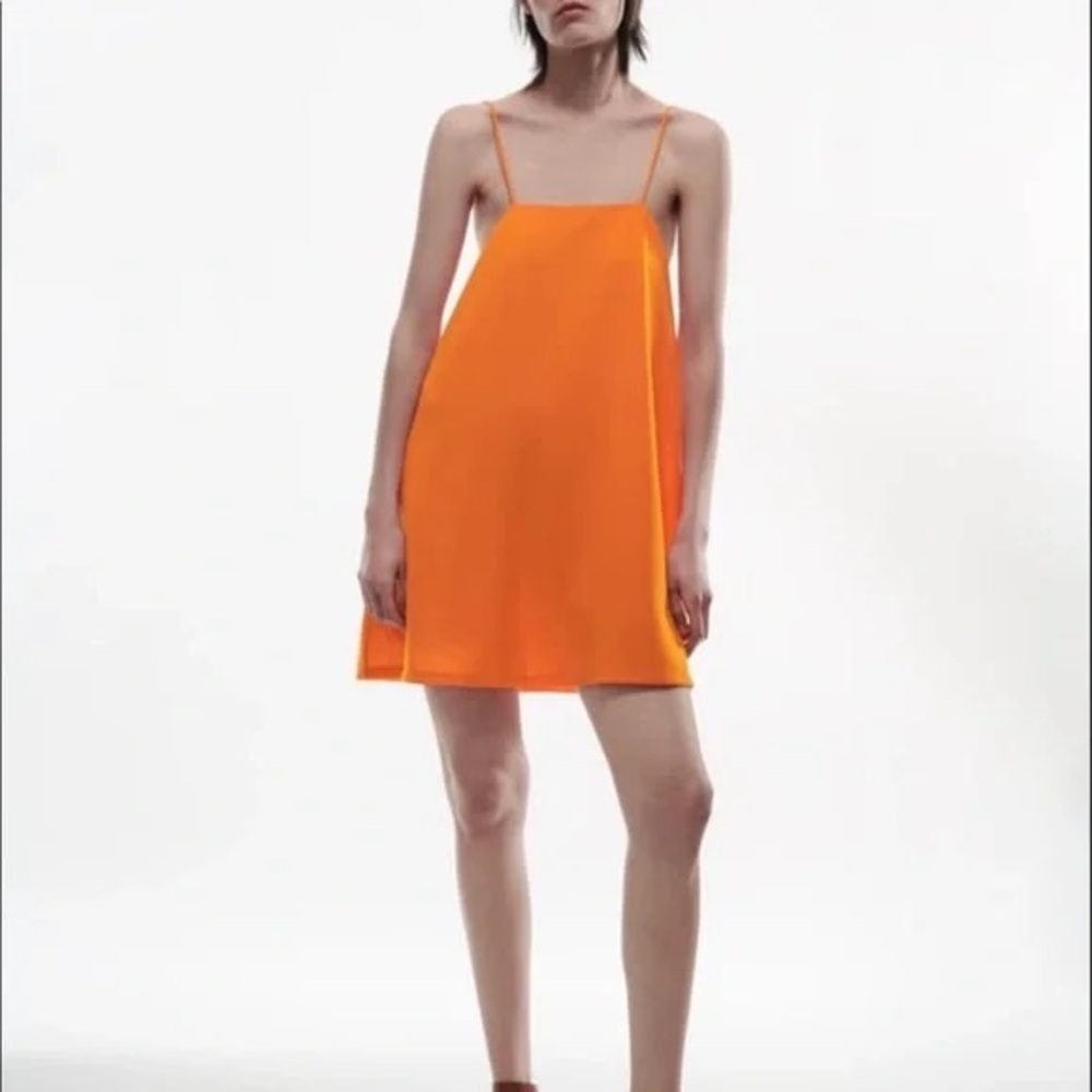 Zara • Orange Mini Dress